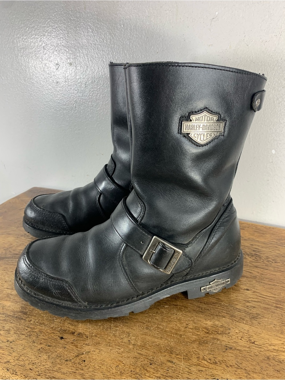 Y2 k Harley Davidson Leather Boots